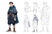 draw 2d game character design and animation
