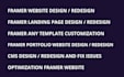 customize a framer template or design your framer website