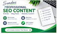 write SEO articles and keyword optimized blog posts