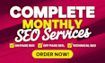 do monthly technical SEO, website audit and optimization for rankings