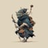 make a unique fantasy character concept art