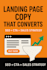 write high converting landing page copy that converts