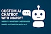 create an advanced ai chatbot for websites, apps, or businesses