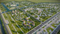 renovate 3d modern amusement park, 3d kids playground, landscape, garden, layout