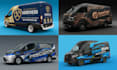 do clean and professional car wrap, vehicle wrap design