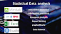do  statistical data analysis using spss, r studio and excel and other
