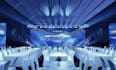 design high quality 3d event space, wedding venue, event center, stage design