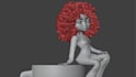 sculpt realistic 3d head, bust, statues, bust model, 3d face model for 3d print