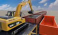 do 3d industrial video excavator and mechanical system engineering animation