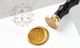design your wax seal, wedding crest, monogram