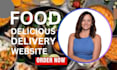 create restaurant booking and food delivery website