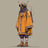 a sci fi character illustration or sci fi character