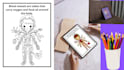 offer a kids body parts coloring book ready to print , licensed for KDP