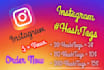create trending instagram hashtags for your niche