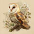 draw an animal and botanical illustration