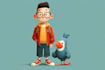 create custom cartoons, mascots and character designs