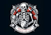 make custom skeleton basketball rugby team logo