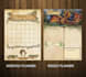 design custom illustrated weekly planner pages