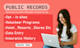 create public records account USA for you