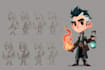 make a 2d game characters and game assets