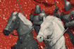 create dark art medieval detailed hand drawn illustration