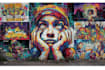 illustrate amazing custom graffiti, wall arts or murals
