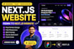 build next js website figma to next js next developer