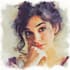 design a digital watercolor painting