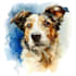 draw watercolor pet portrait