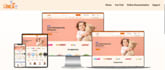 create responsive frontend website using HTML, CSS, bootstrap, and javascript