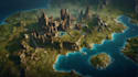 create a high quality fantasy map