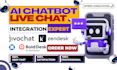 setup live chat ai chatbot freshdesk jivochat livechat proprofs chatra kayako
