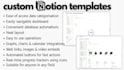 create clear custom notion templates that do it all