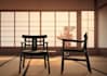 minimal and modern chair design  photorealistic 3d renderings