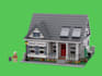 do 3d custom lego set design,lego model lego technic car house with instruction