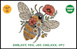 do embroidery digitizing into emb, dst, pes, jef in 1 hour