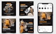 design eye catching social media canva template,posts