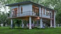 craft 3d facade house,landscape,ranch house design,pavilion,duplex rendering,skp