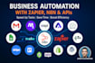 setup zapier chatbot, zapier automation, do zapier integration, be zapier expert