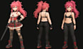 custom anime character vtuber model rigging  live2d model character design