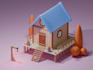 make low poly game ready 3d models in blender
