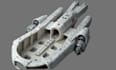 create a high quality 3d printable starship stl with interior details