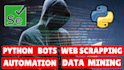 develop python bots, automation scripts , website scrapers