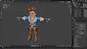 design 3d models, animate, rig, and render them