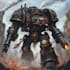 make a detailed warhammer illustration, paint warhammer