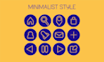design social media highlight icons
