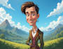 draw artistic cartoon caricatures