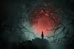 create a dark, horror, underground art illustration