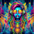 draw cyberpunk pop art portrait