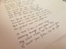 handwrite anything in beautiful cursive writing